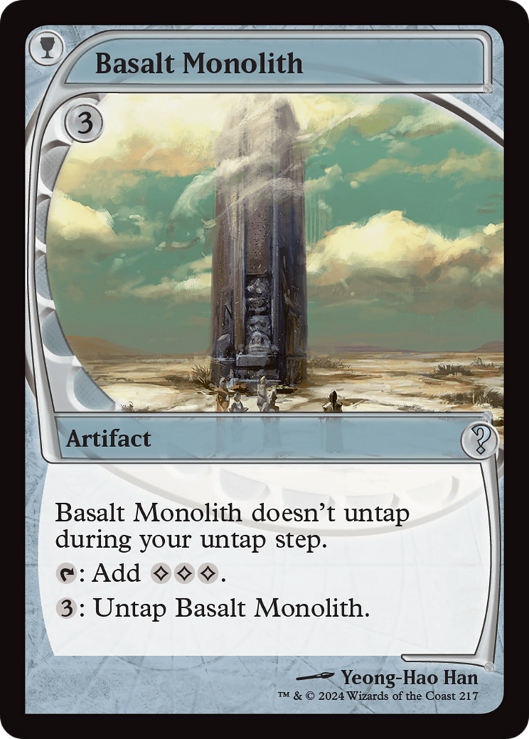Basalt Monolith (Future Sight) [Mystery Booster 2] | Good Games Cannington