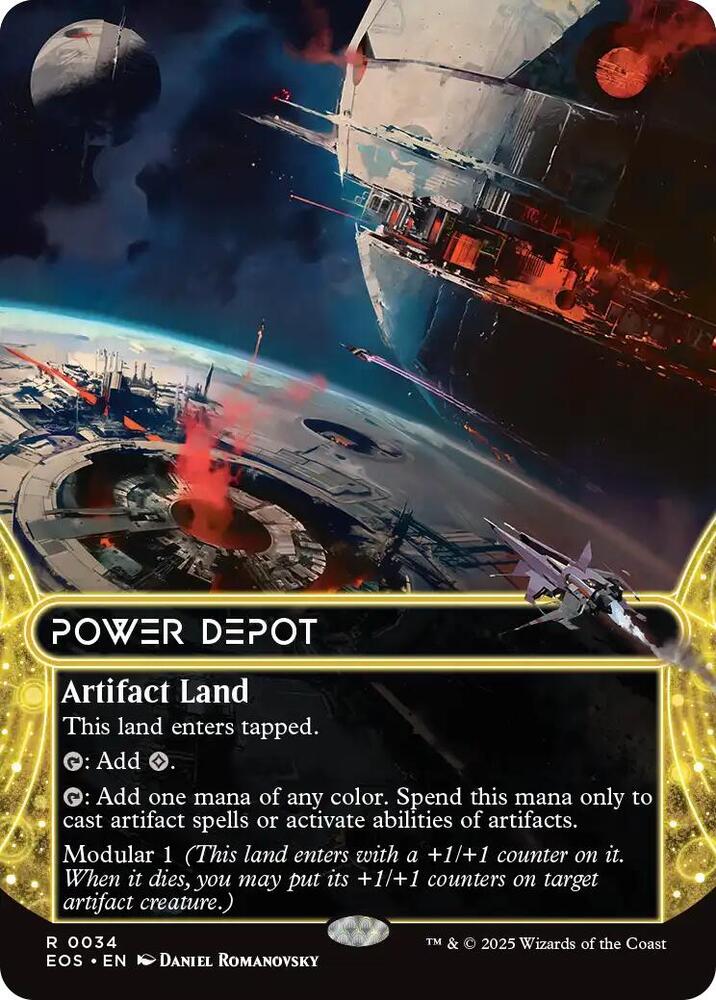 Power Depot  34/45 (Edge of Eternities: Stellar Sights)  - Borderless | Good Games Cannington
