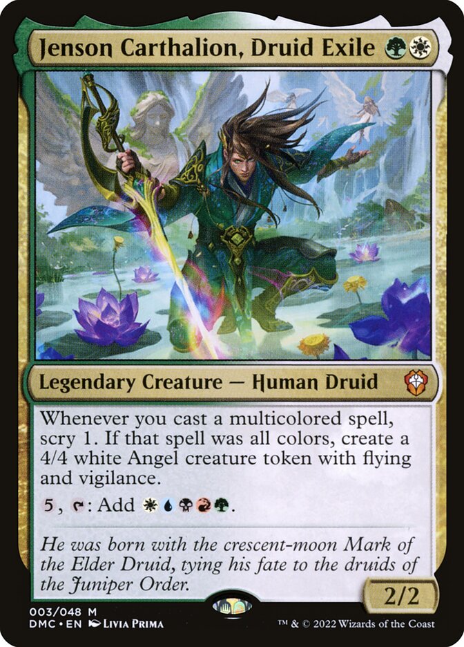 Jenson Carthalion, Druid Exile 3/50 (Commander: Dominaria United)  - Foil | Good Games Cannington