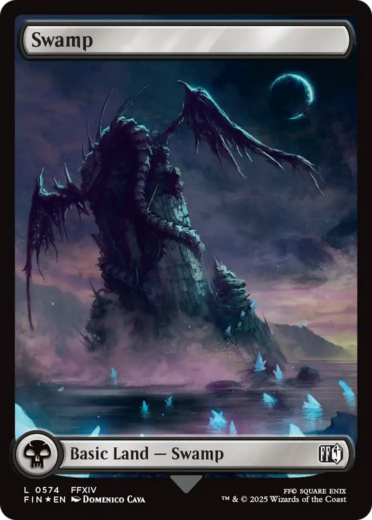 Swamp (0574) (Surge Foil) [FINAL FANTASY] | Good Games Cannington