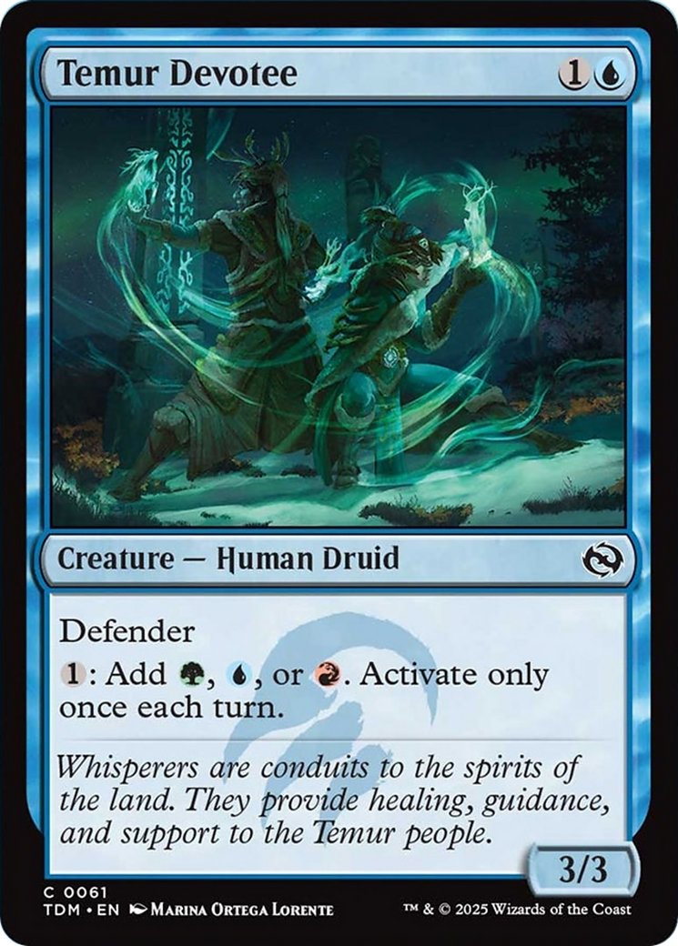 Temur Devotee [Tarkir: Dragonstorm] | Good Games Cannington