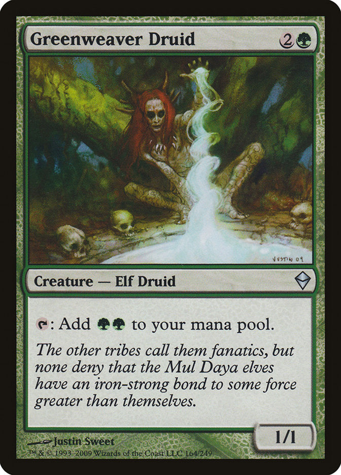 Greenweaver Druid 164/249 (Zendikar)  | Good Games Cannington