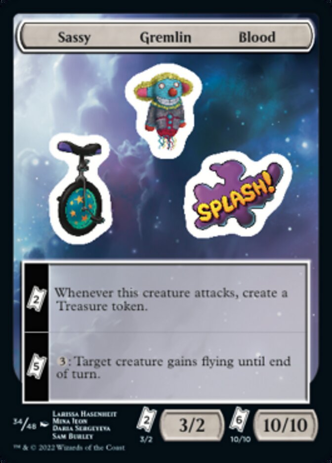 Sassy Gremlin Blood [Unfinity Stickers] | Good Games Cannington