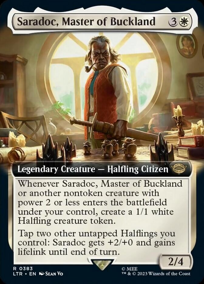 Saradoc, Master of Buckland (Extended Art) [The Lord of the Rings: Tales of Middle-Earth] | Good Games Cannington