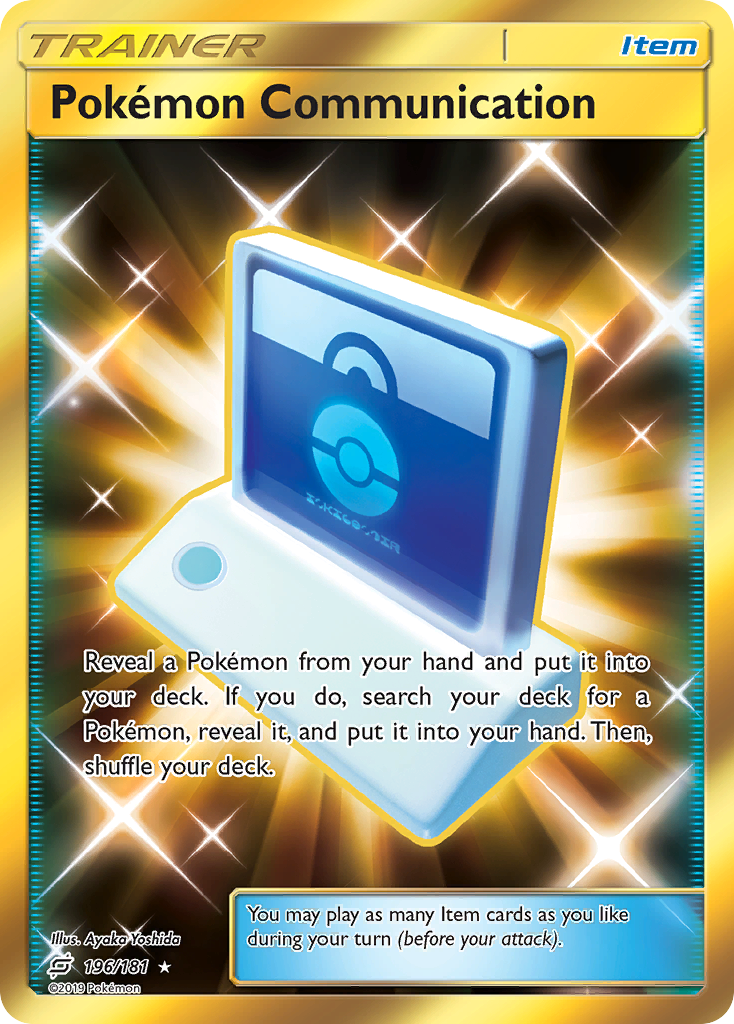 Pokemon Communication (196/181) [Sun & Moon: Team Up] | Good Games Cannington