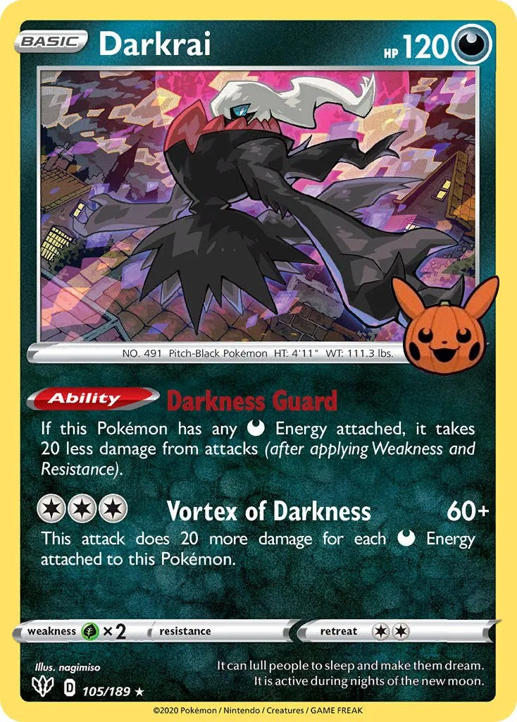 Darkrai (105/189) [Trick or Trade] | Good Games Cannington