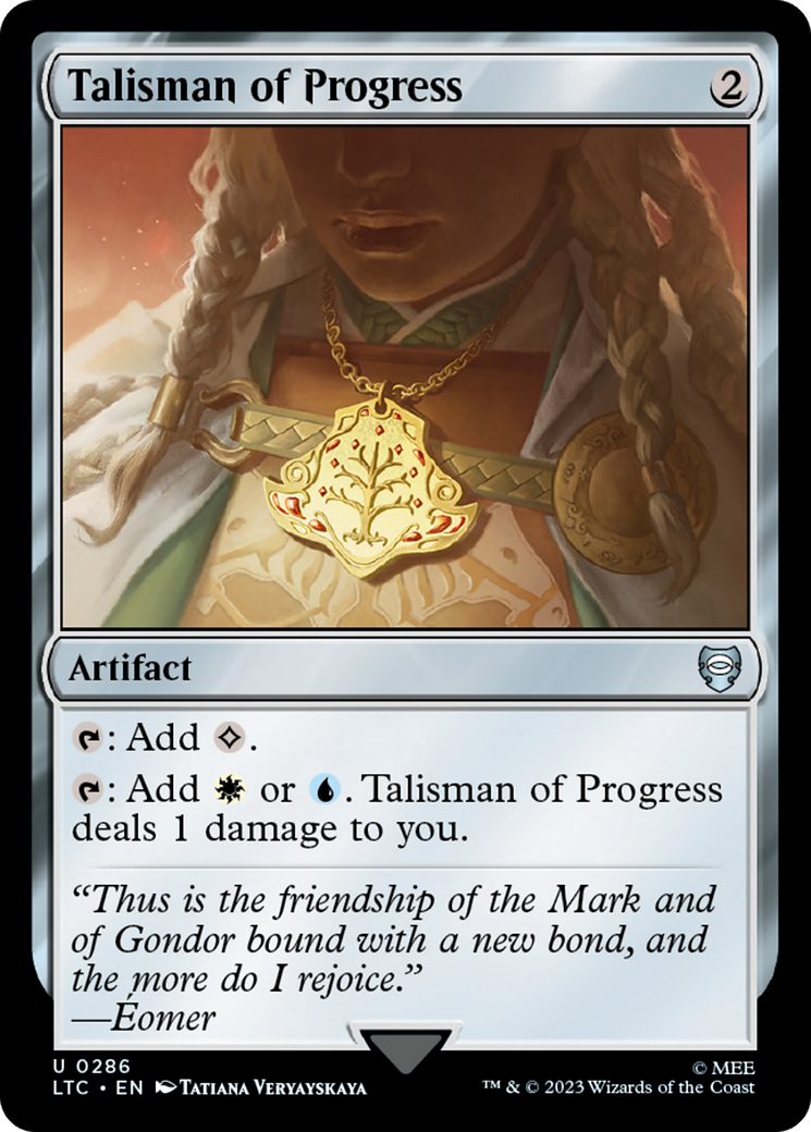 Talisman of Progress [The Lord of the Rings: Tales of Middle-Earth Commander] | Good Games Cannington