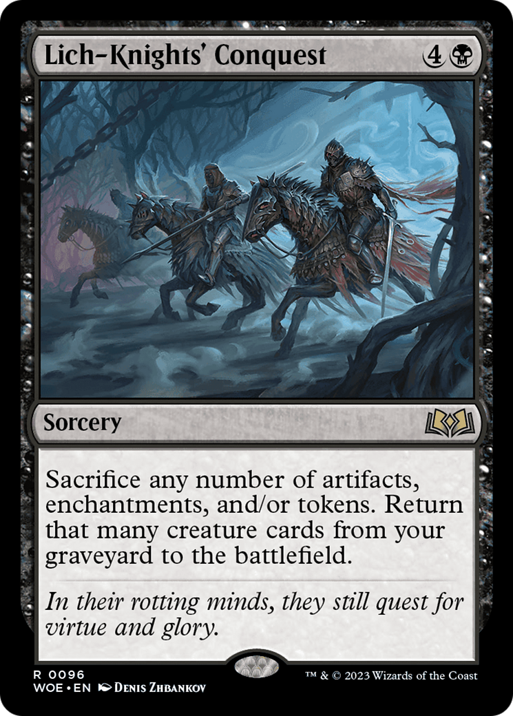 Lich-Knights' Conquest [Wilds of Eldraine] | Good Games Cannington