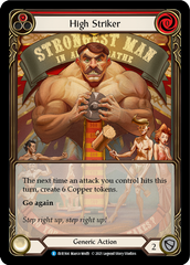 High Striker (Red) [EVR164] (Everfest)  1st Edition Extended Art Rainbow Foil | Good Games Cannington