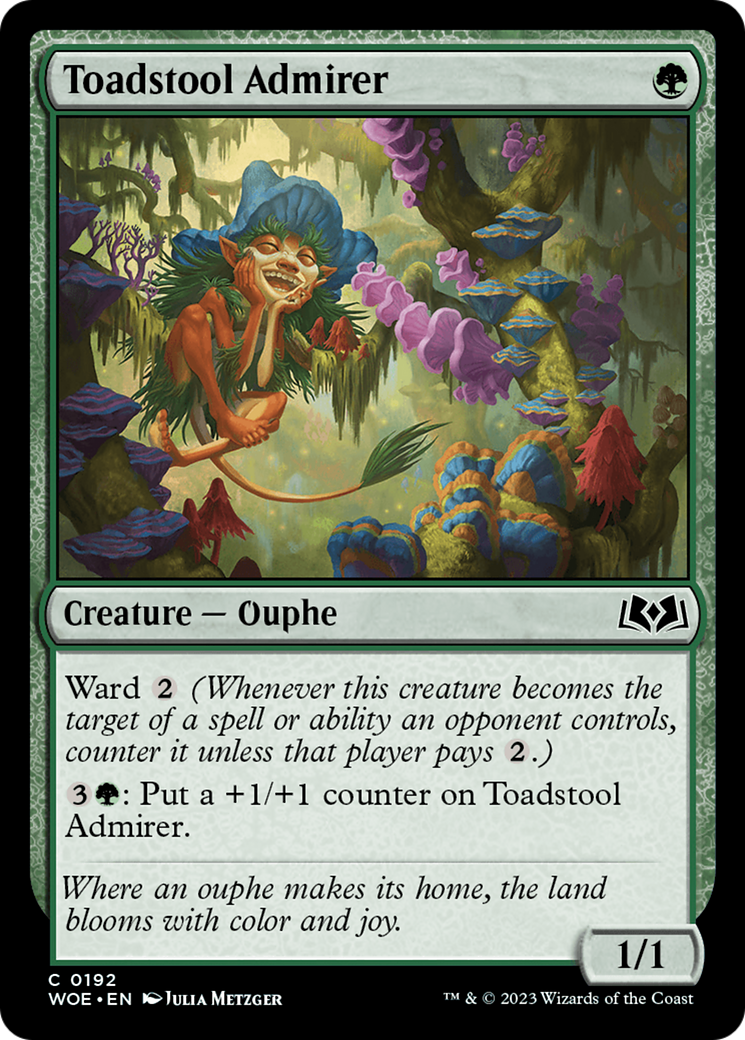 Toadstool Admirer [Wilds of Eldraine] | Good Games Cannington