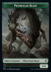 Phyrexian Beast // Wurm Double-Sided Token [Commander Legends: Battle for Baldur's Gate Tokens] | Good Games Cannington