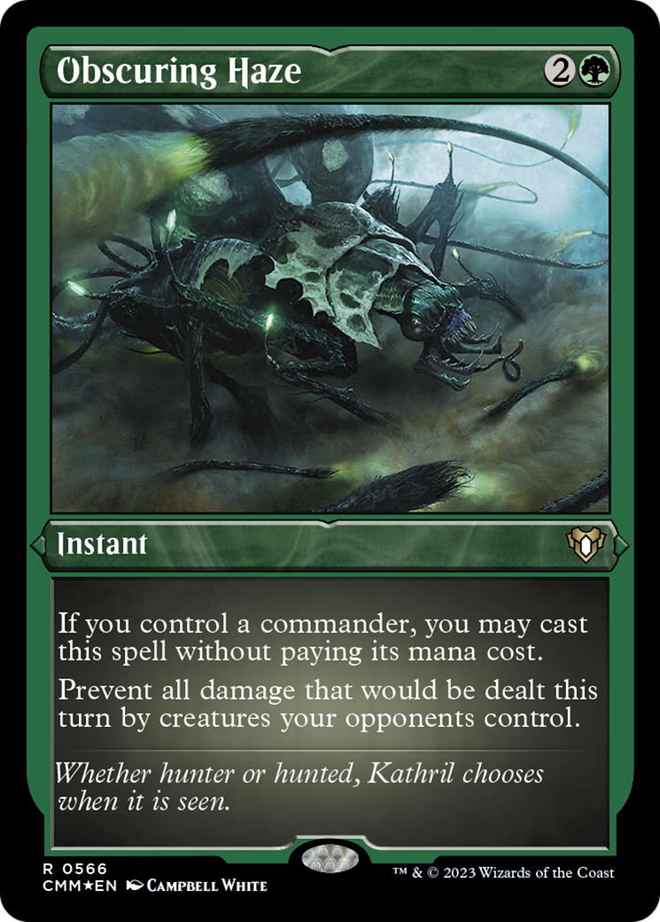 Obscuring Haze (Foil Etched) [Commander Masters] | Good Games Cannington