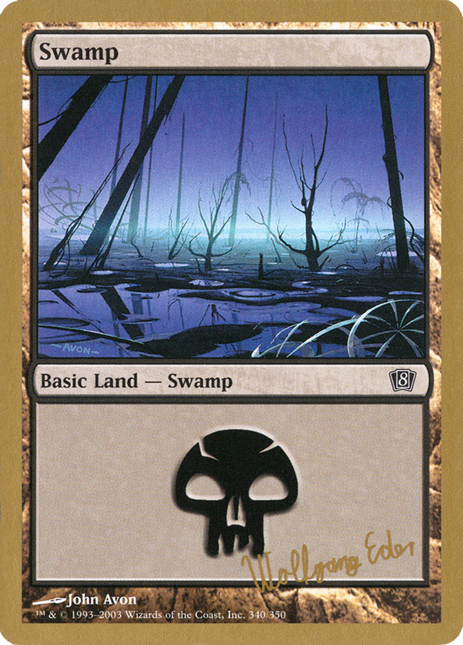 Swamp (we340) (Wolfgang Eder) [World Championship Decks 2003] | Good Games Cannington