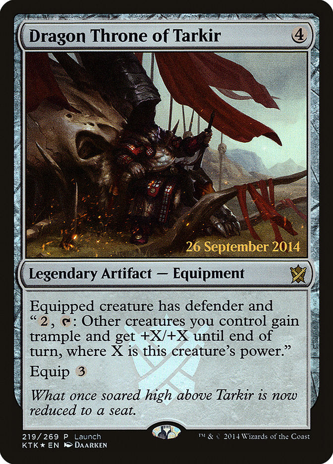 Dragon Throne of Tarkir (Launch) [Khans of Tarkir Prerelease Promos] | Good Games Cannington