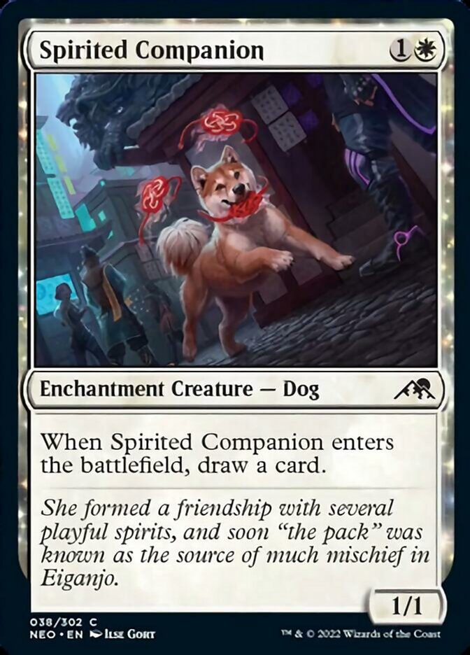 Spirited Companion [Kamigawa: Neon Dynasty] | Good Games Cannington