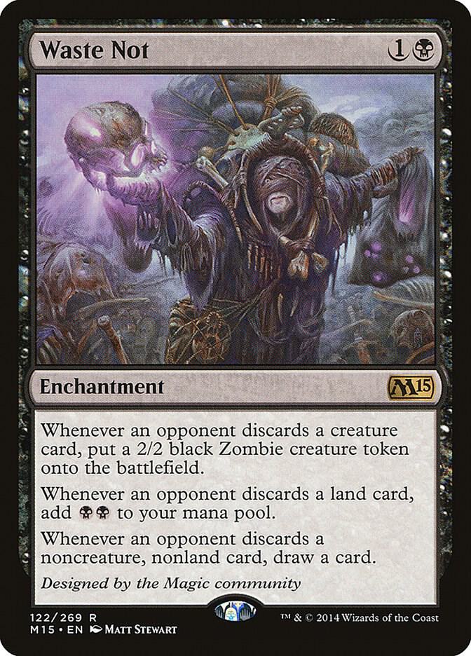 Waste Not 122/269 (Magic 2015 (M15))  | Good Games Cannington