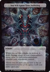 You Will Know True Suffering (Full Art) [Duskmourn: Archenemy] | Good Games Cannington