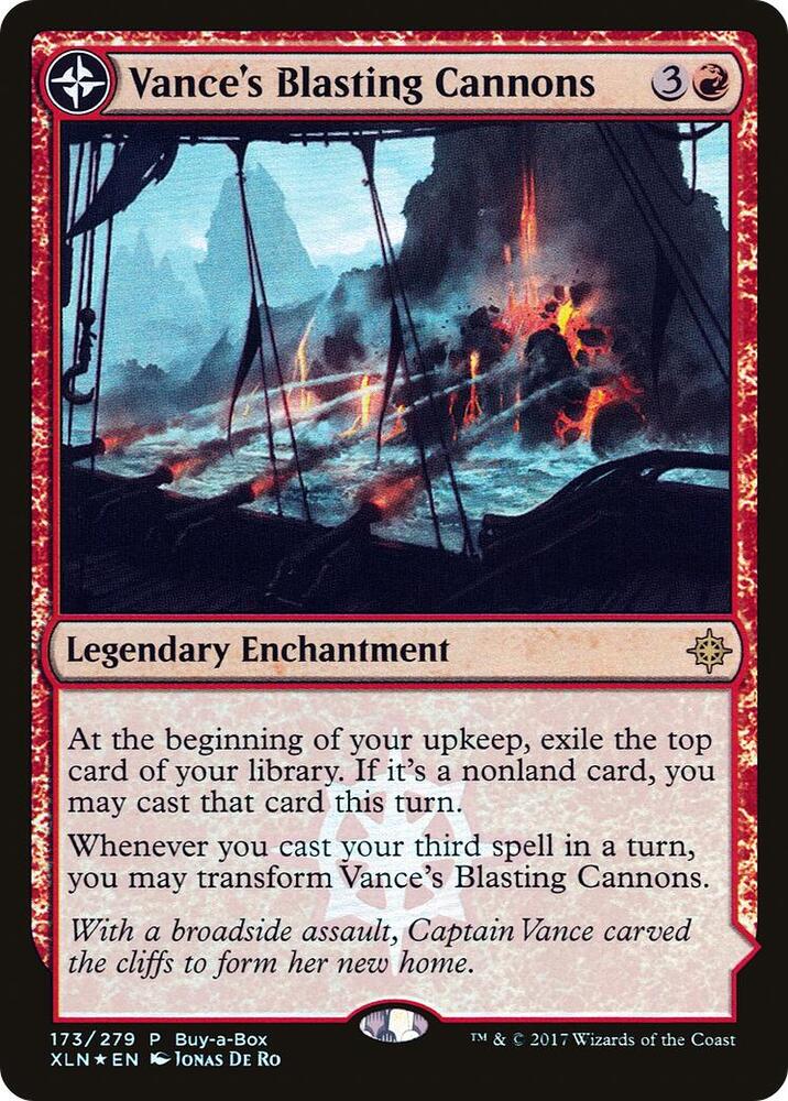Vances Blasting Cannons 173 (Buy-A-Box Promos)  - Foil | Good Games Cannington