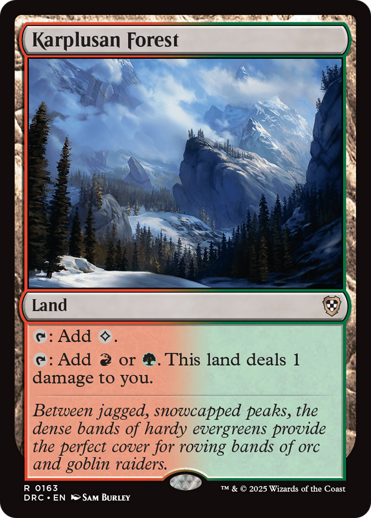 Karplusan Forest [Aetherdrift Commander] | Good Games Cannington