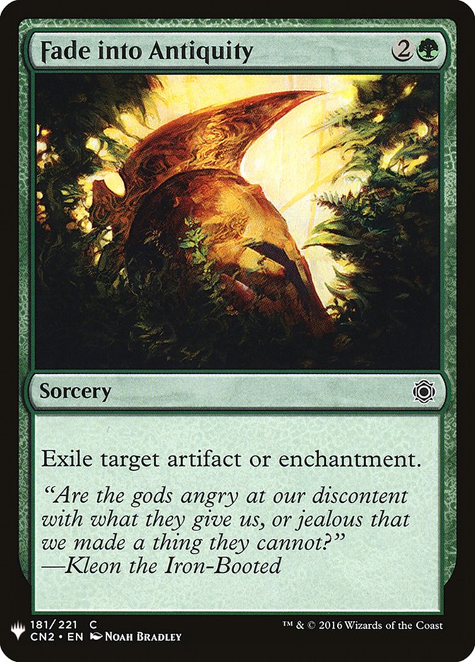 Fade into Antiquity [Mystery Booster] | Good Games Cannington
