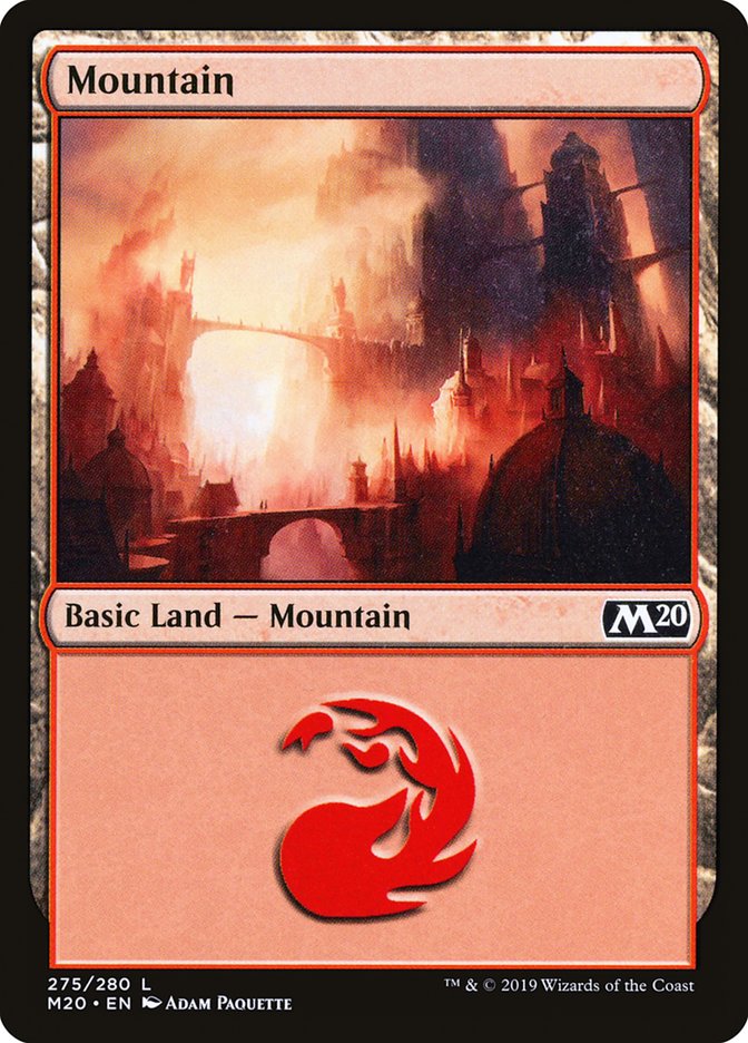Mountain (275) [Core Set 2020] | Good Games Cannington