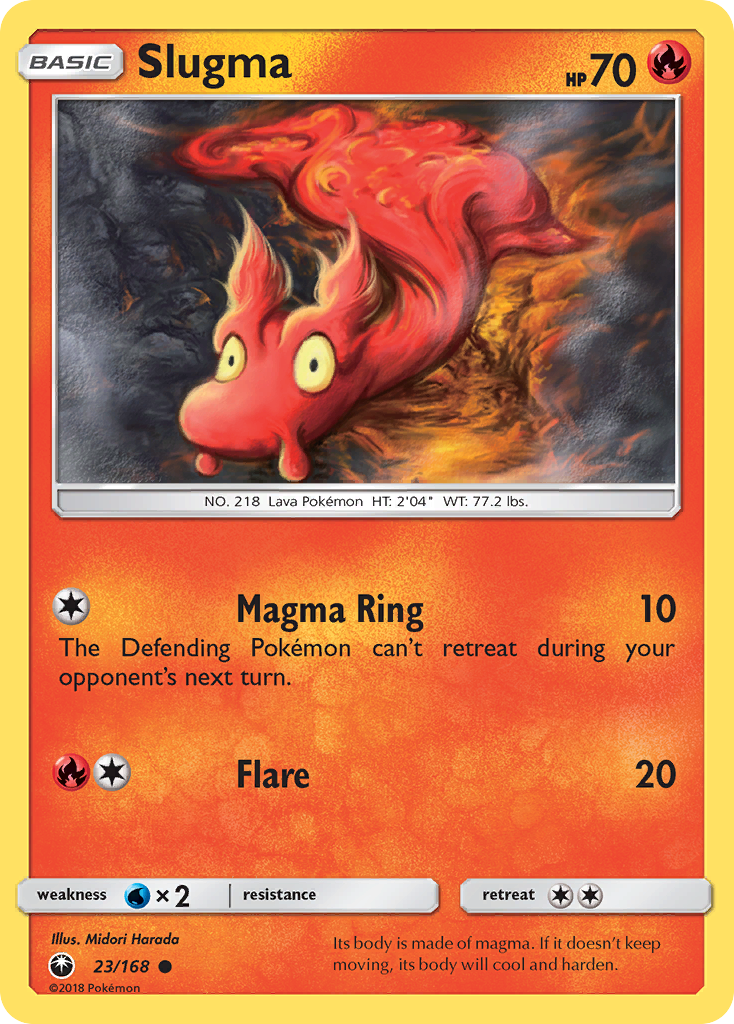Slugma (23/168) [Sun & Moon: Celestial Storm] | Good Games Cannington