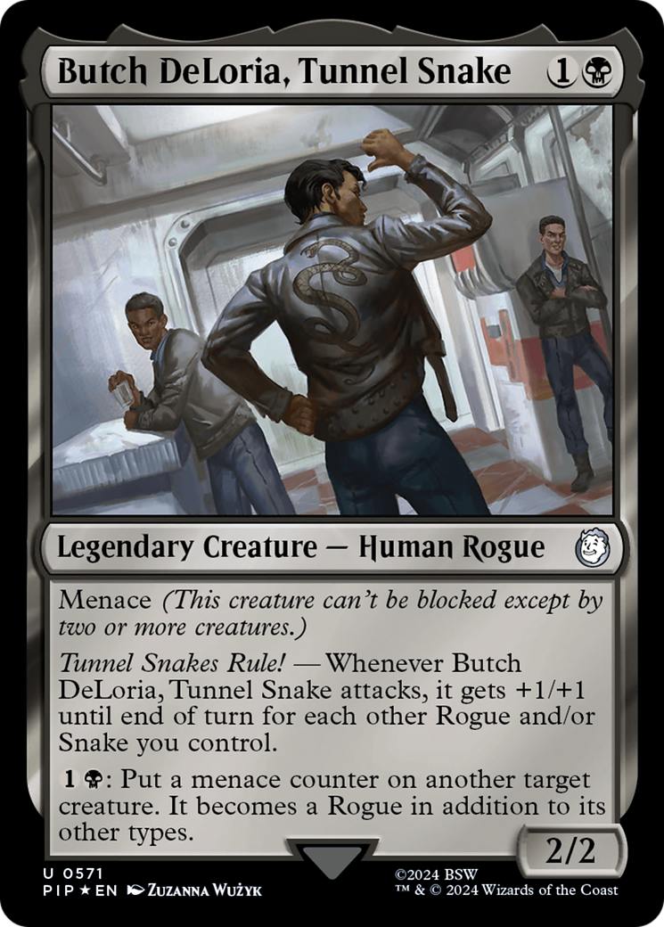 Butch DeLoria, Tunnel Snake (Surge Foil) [Fallout] | Good Games Cannington