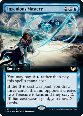 Ingenious Mastery (Extended Art) [Strixhaven: School of Mages] | Good Games Cannington