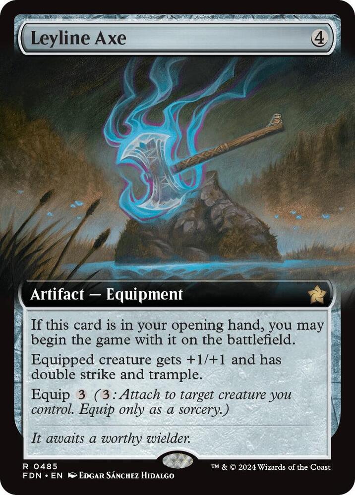 Leyline Axe 485/291 (Foundations)  - Extended Art | Good Games Cannington