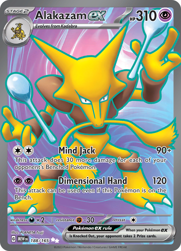 Alakazam ex (188/165) [Scarlet & Violet 151] | Good Games Cannington