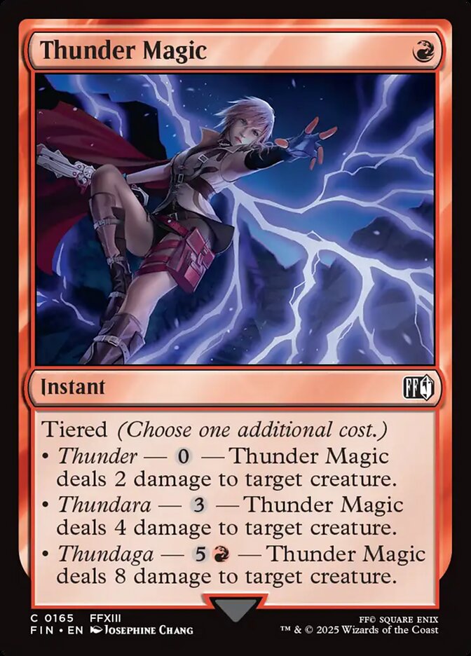 Thunder Magic 165 (FINAL FANTASY)  | Good Games Cannington