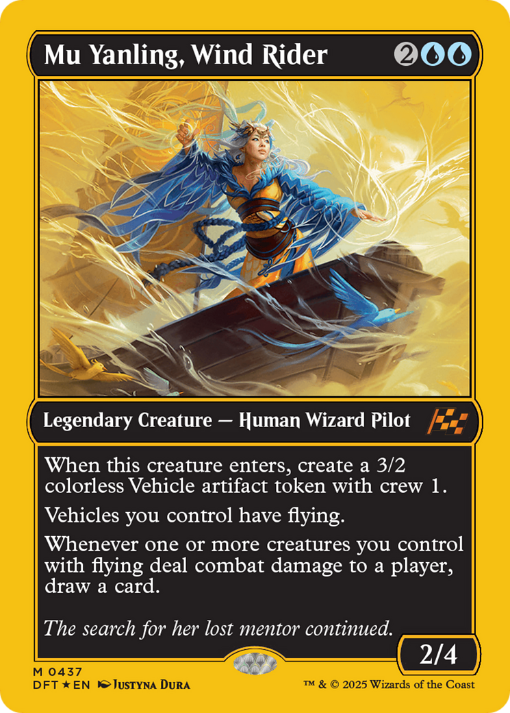 Mu Yanling, Wind Rider (First-Place Foil) [Aetherdrift] | Good Games Cannington