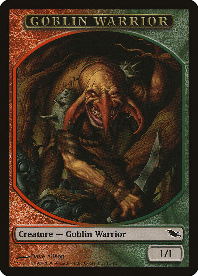 Goblin Warrior Token [Shadowmoor Tokens] | Good Games Cannington
