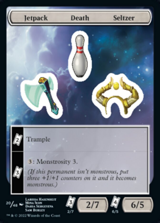 Jetpack Death Seltzer [Unfinity Stickers] | Good Games Cannington