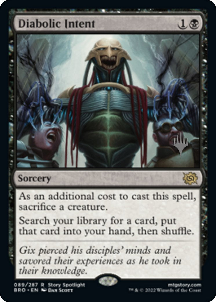 Diabolic Intent (Promo Pack) [The Brothers' War Promos] | Good Games Cannington