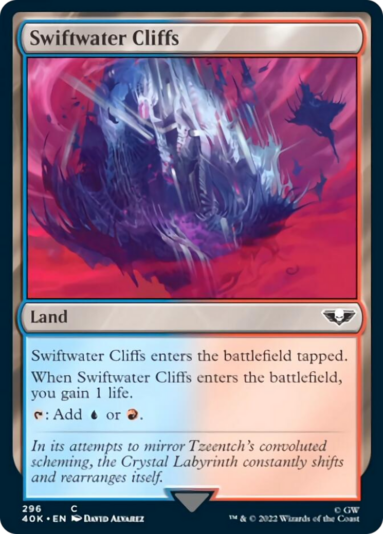 Swiftwater Cliffs (Surge Foil) [Warhammer 40,000] | Good Games Cannington