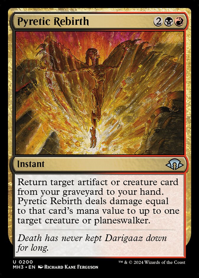 Pyretic Rebirth 200/319 (Modern Horizons 3)  | Good Games Cannington