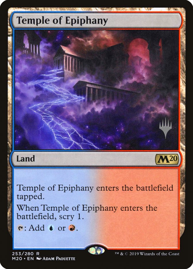 Temple of Epiphany (Promo Pack) [Core Set 2020 Promos] | Good Games Cannington