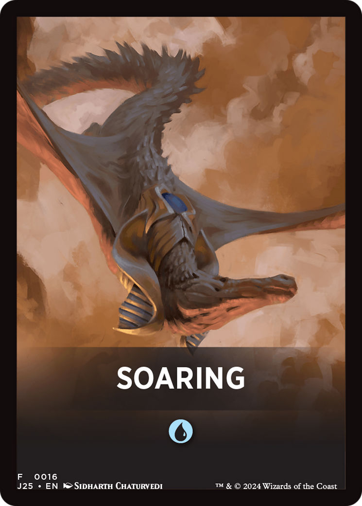 Soaring Theme Card [Foundations Jumpstart Front Cards] | Good Games Cannington