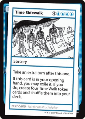Time Sidewalk (2021 Edition) [Mystery Booster Playtest Cards] | Good Games Cannington
