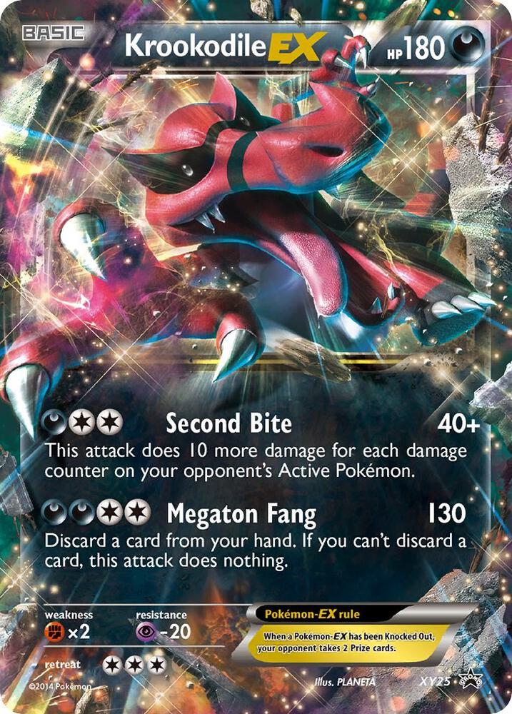 Krookodile EX XY25 (XY Promos)  - Holofoil | Good Games Cannington