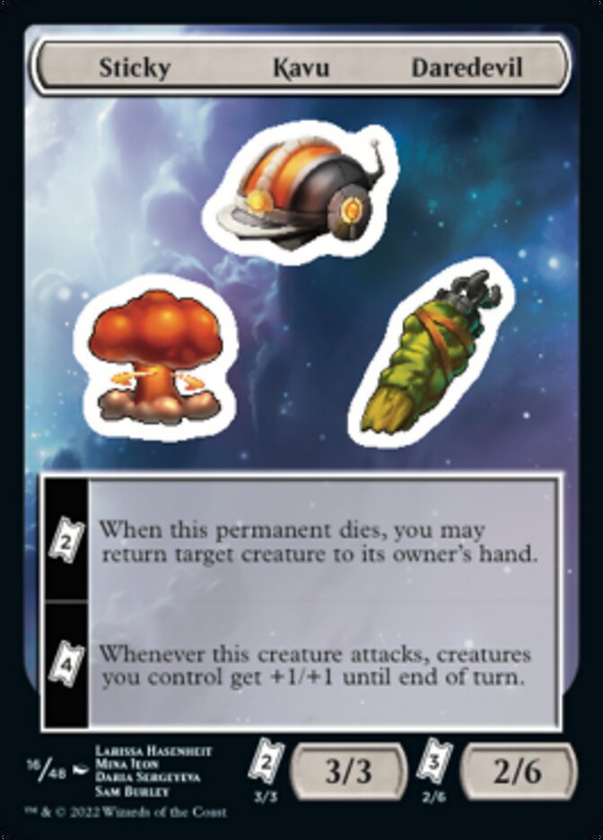 Sticky Kavu Daredevil [Unfinity Stickers] | Good Games Cannington