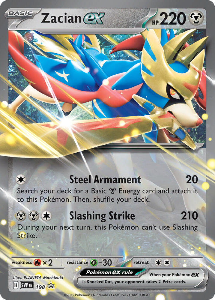 Zacian ex 198 (SV: Scarlet & Violet Promo Cards)  - Holofoil | Good Games Cannington