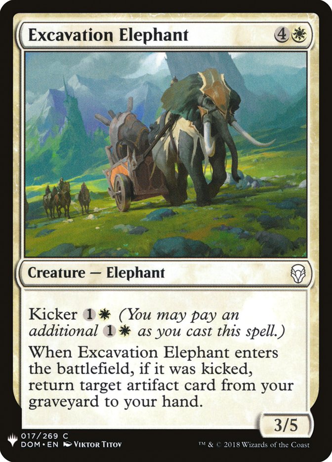 Excavation Elephant [Mystery Booster] | Good Games Cannington