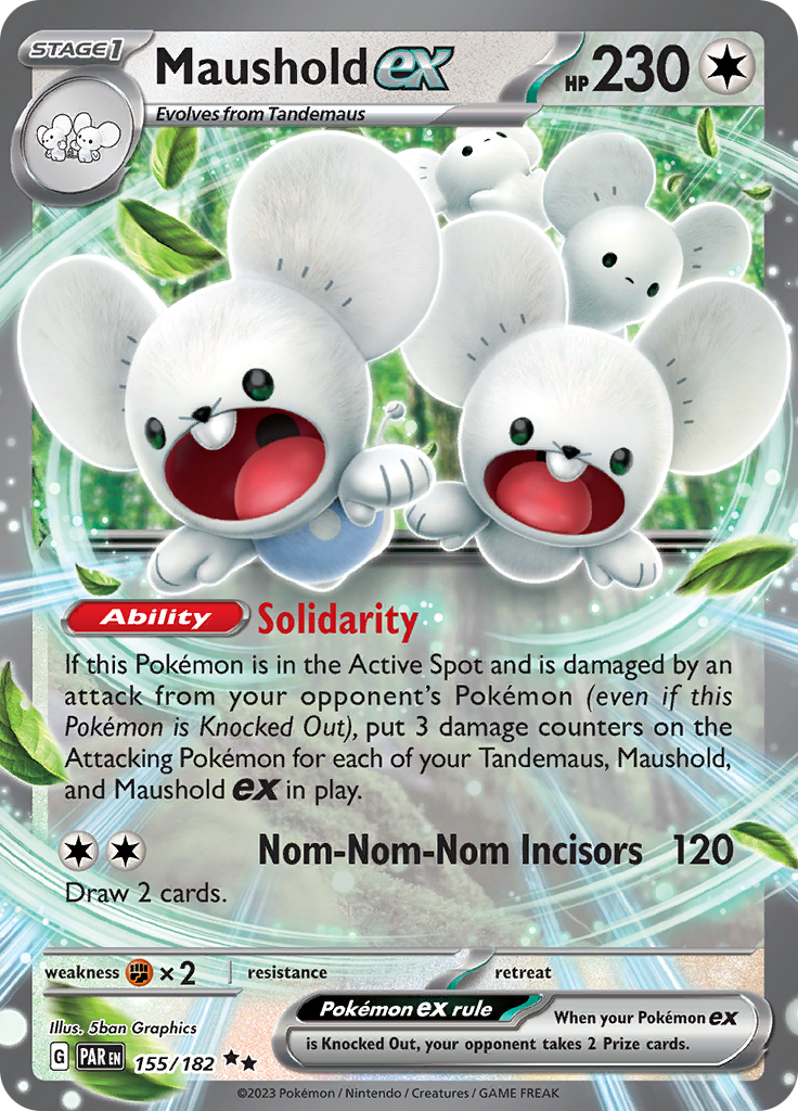 Maushold ex (155/182) [Scarlet & Violet: Paradox Rift] | Good Games Cannington