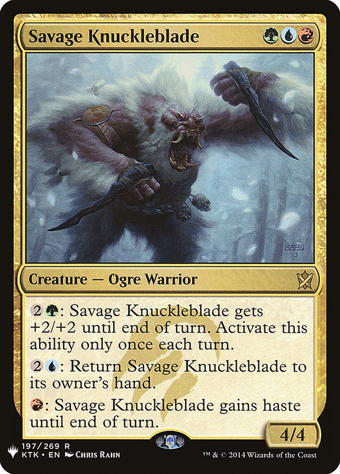Savage Knuckleblade [Mystery Booster] | Good Games Cannington
