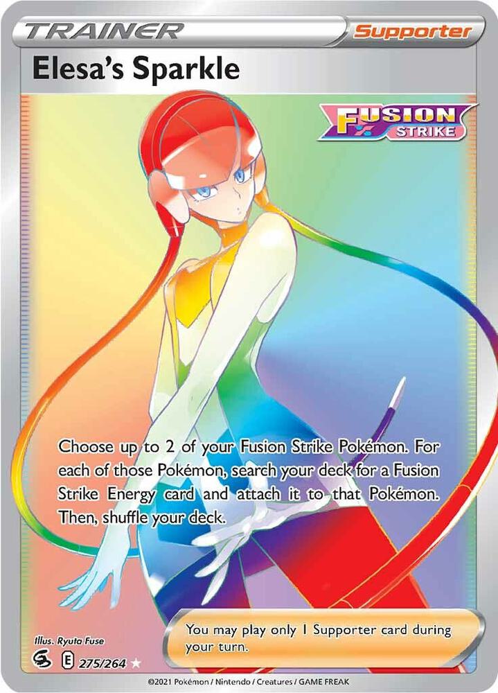 Elesa's Sparkle Secret 275/264 (SWSH08: Fusion Strike)  - Holofoil | Good Games Cannington
