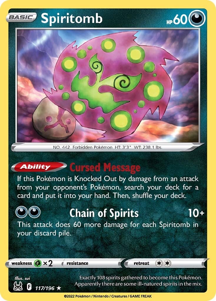 Spiritomb (117/196) [Sword & Shield: Lost Origin] | Good Games Cannington