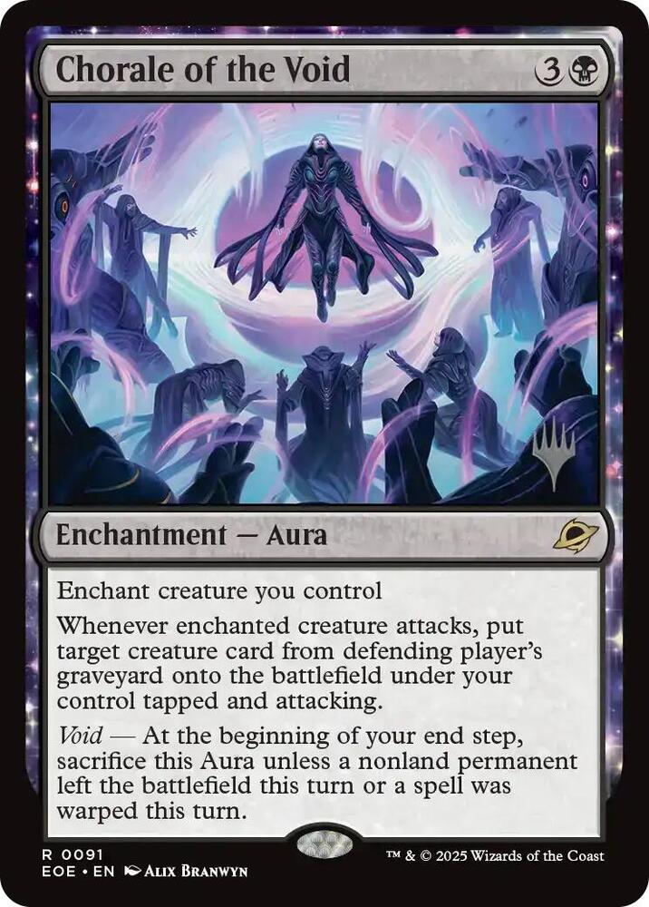 Chorale of the Void 91 (Promo Pack: Edge of Eternities)  - Foil | Good Games Cannington