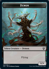Demon // Fungus Beast Double-Sided Token [Commander 2021 Tokens] | Good Games Cannington